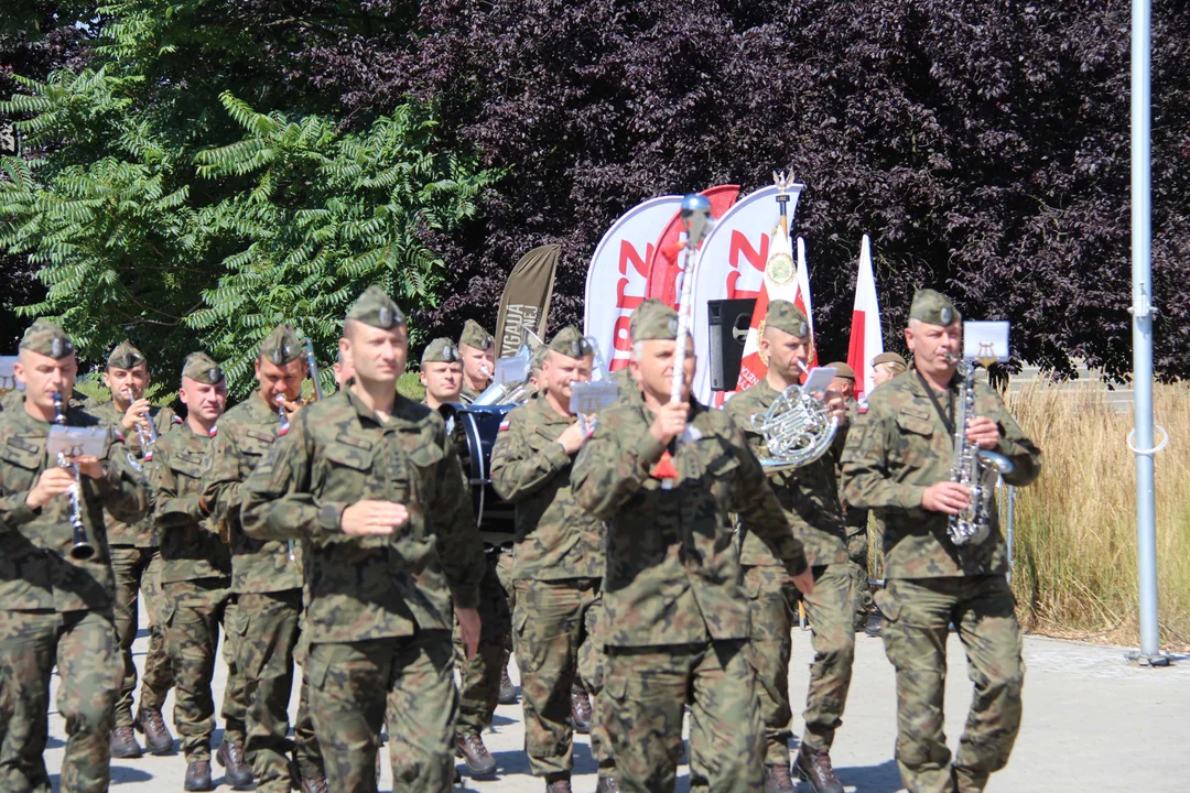 Przysięga wojskowa żołnierzy dołączających do 9 Łódzkiej Brygady Obrony Terytorialnej