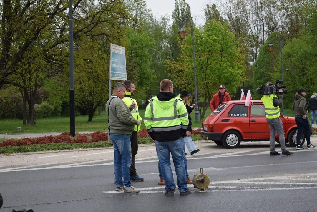 Rolnicy protestują w Zgierzu