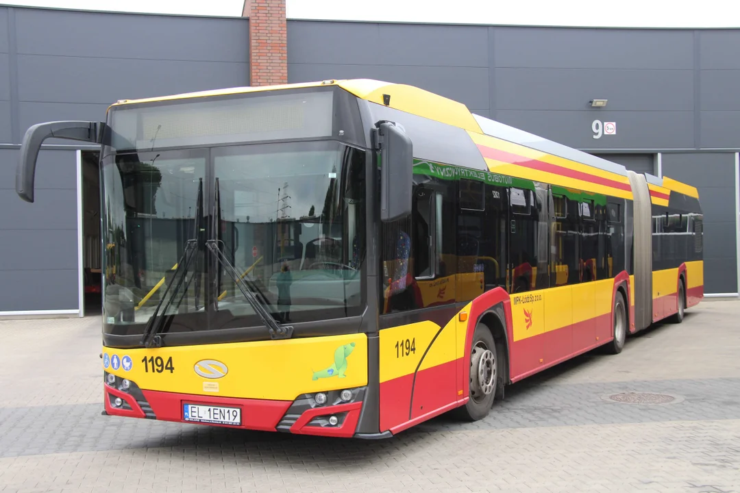 Nowe autobusy marki Solaris w barwach MPK Łódź