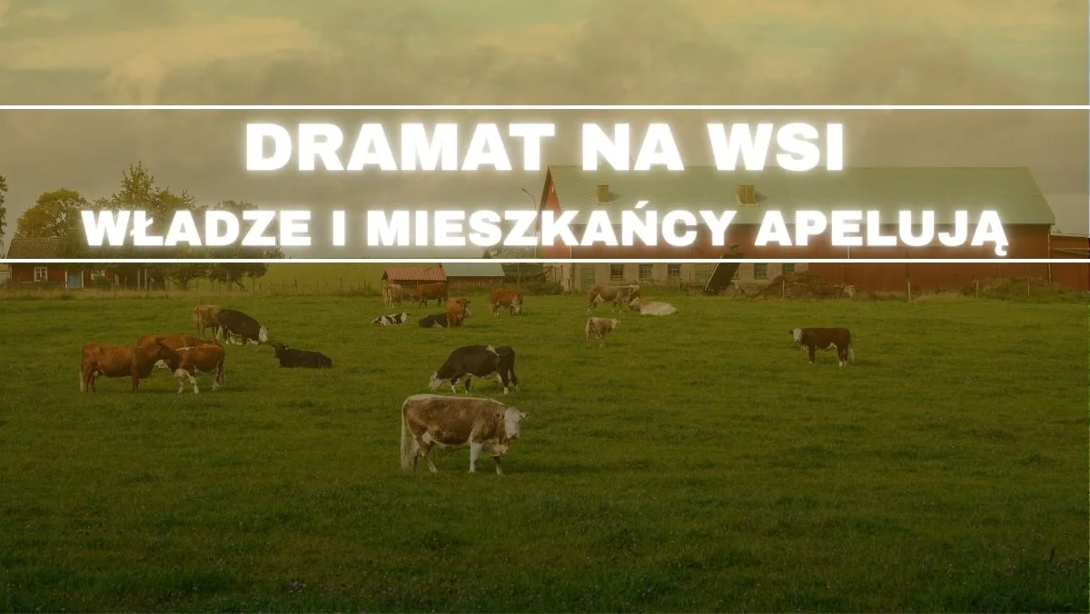 W krótkiej chwili doszło do wielkiego dramatu. Sąsiedzi i rolnicy mobilizują się, żeby pomóc