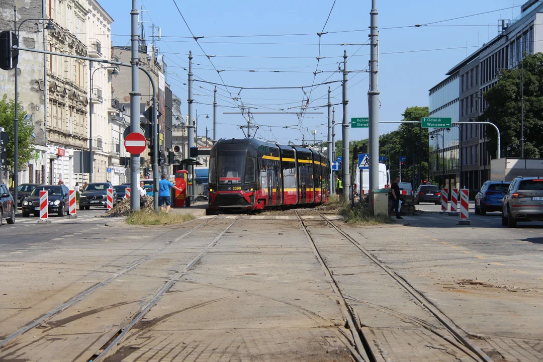 Utrudnienia po wykolejeniu tramwaju w Łodzi