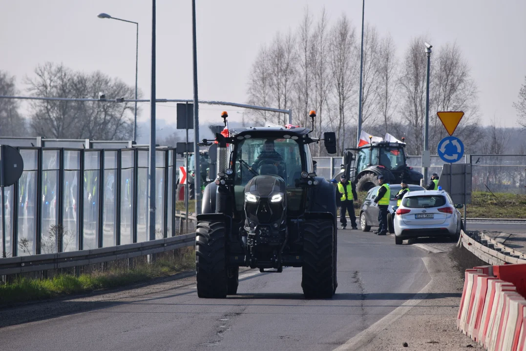 Protest rolników w Łódzkiem