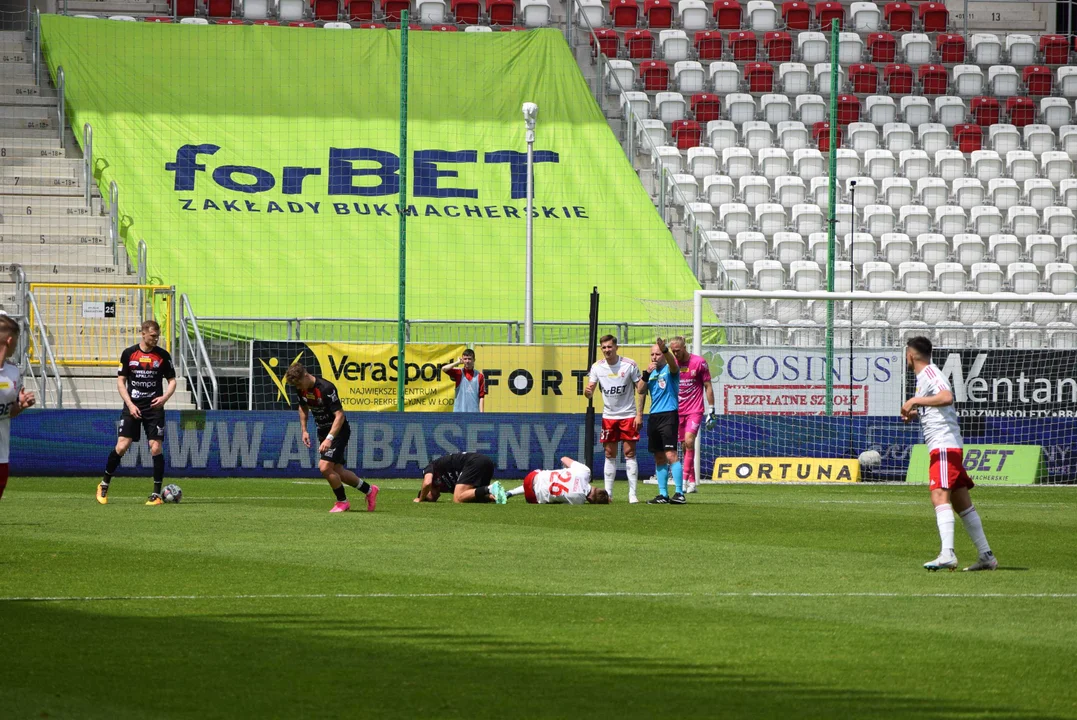 Piłkarskie starcie ŁKS Łódź z Resovią - Stadion Króla 21.05.2023