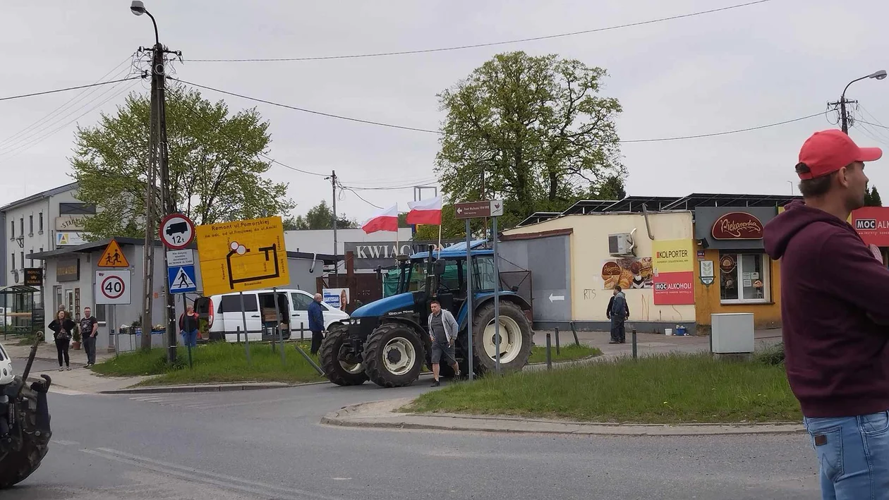 Protest rolników w Nowosolnej - 12.04.2024 r.