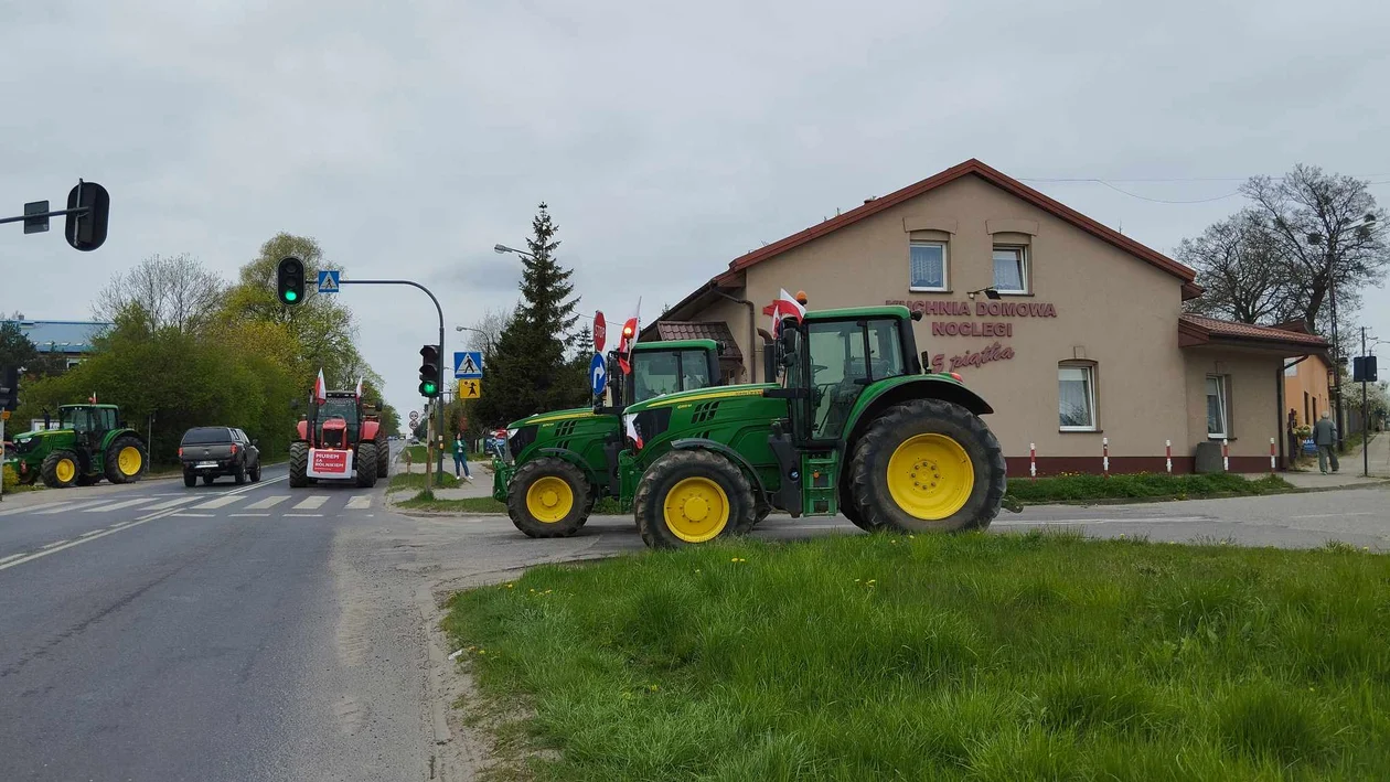 Protest rolników w Nowosolnej - 12.04.2024 r.