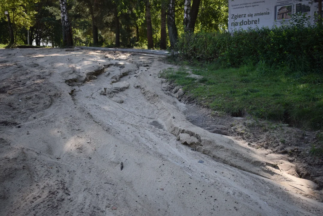 Plaża na Malince w naprawie