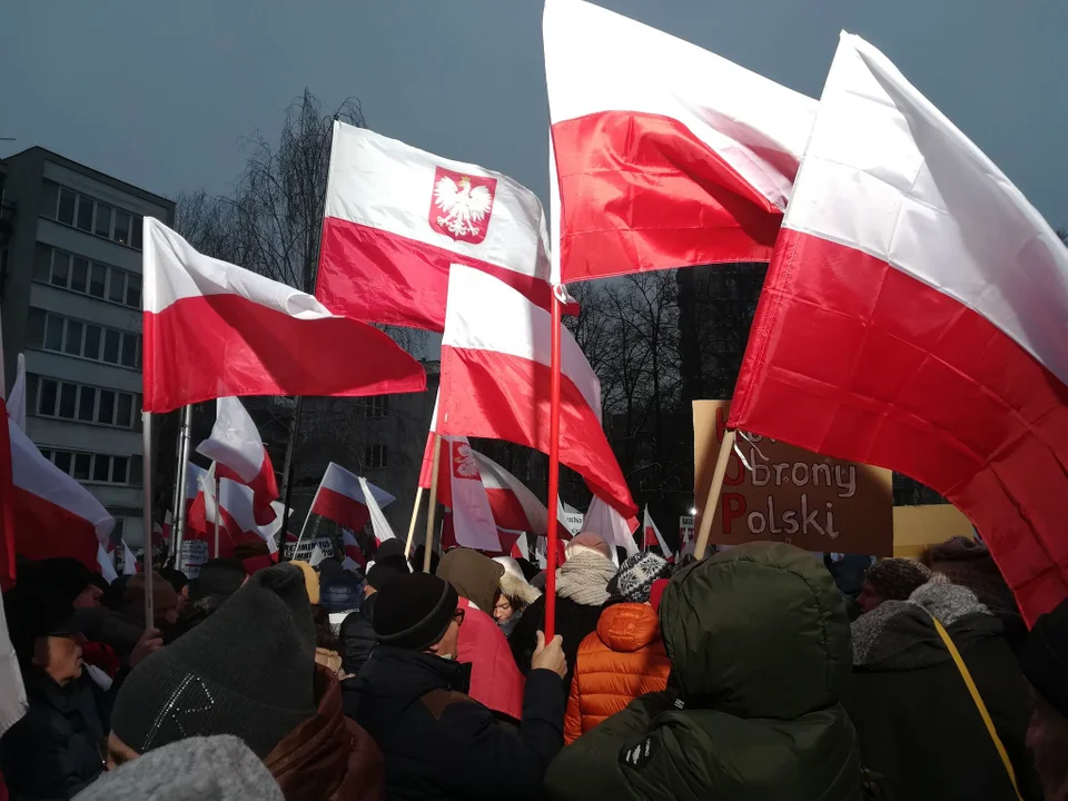 Łodzianie na Marszu Wolnych Polaków w Warszawie