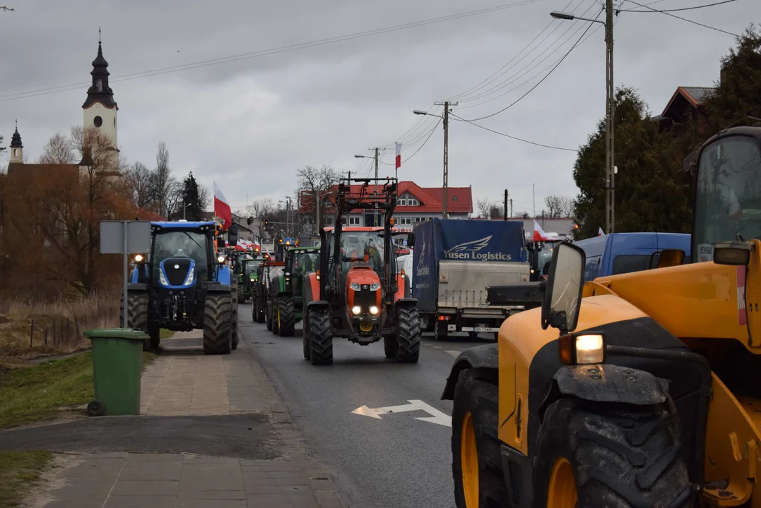 Protest rolników w Łódzkiem