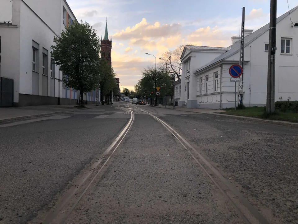 Śladem starej linii tramwajowej do Ozorkowa