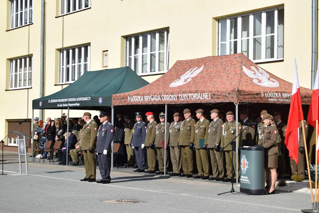 Łódzcy terytorialsi z nowym dowódcą