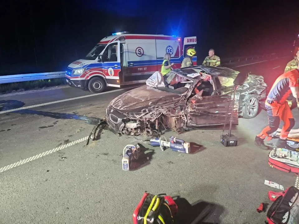 Wypadek na S14