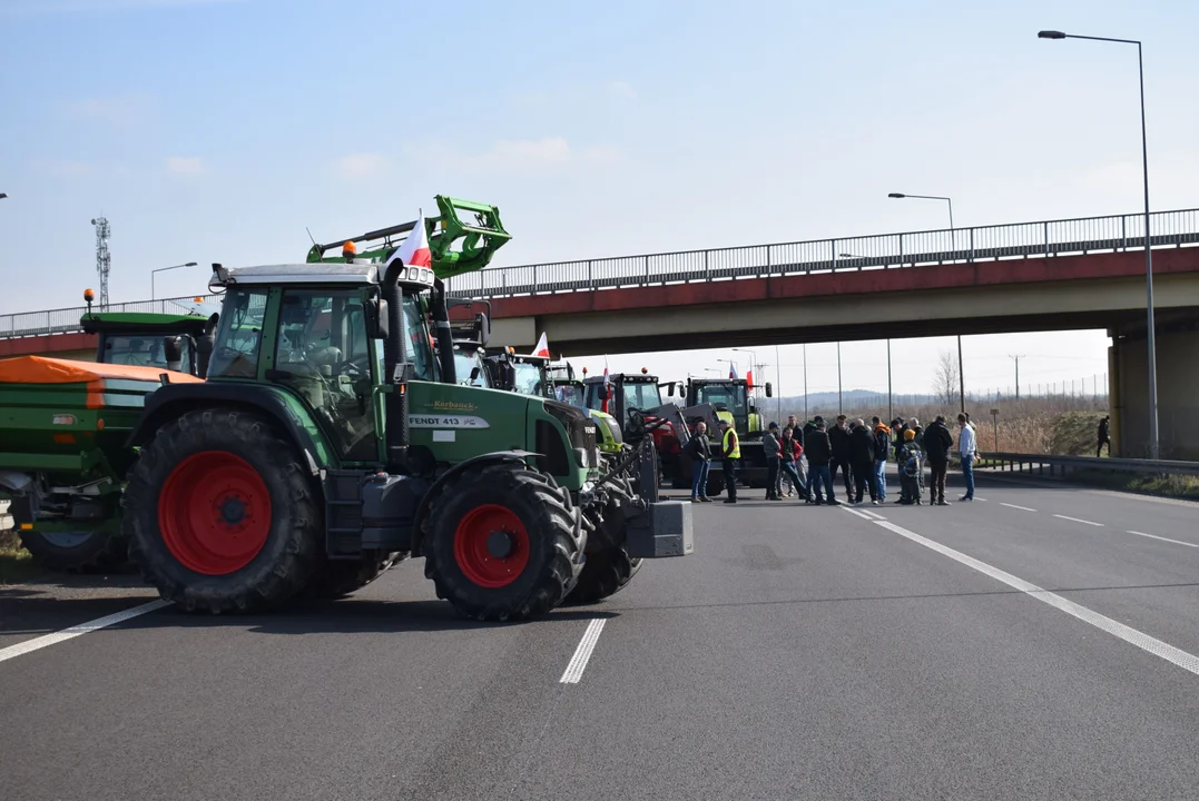 Protest rolników w Łódzkiem