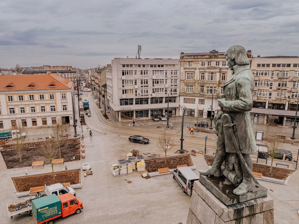 Koniec remontu placu Wolności w Łodzi