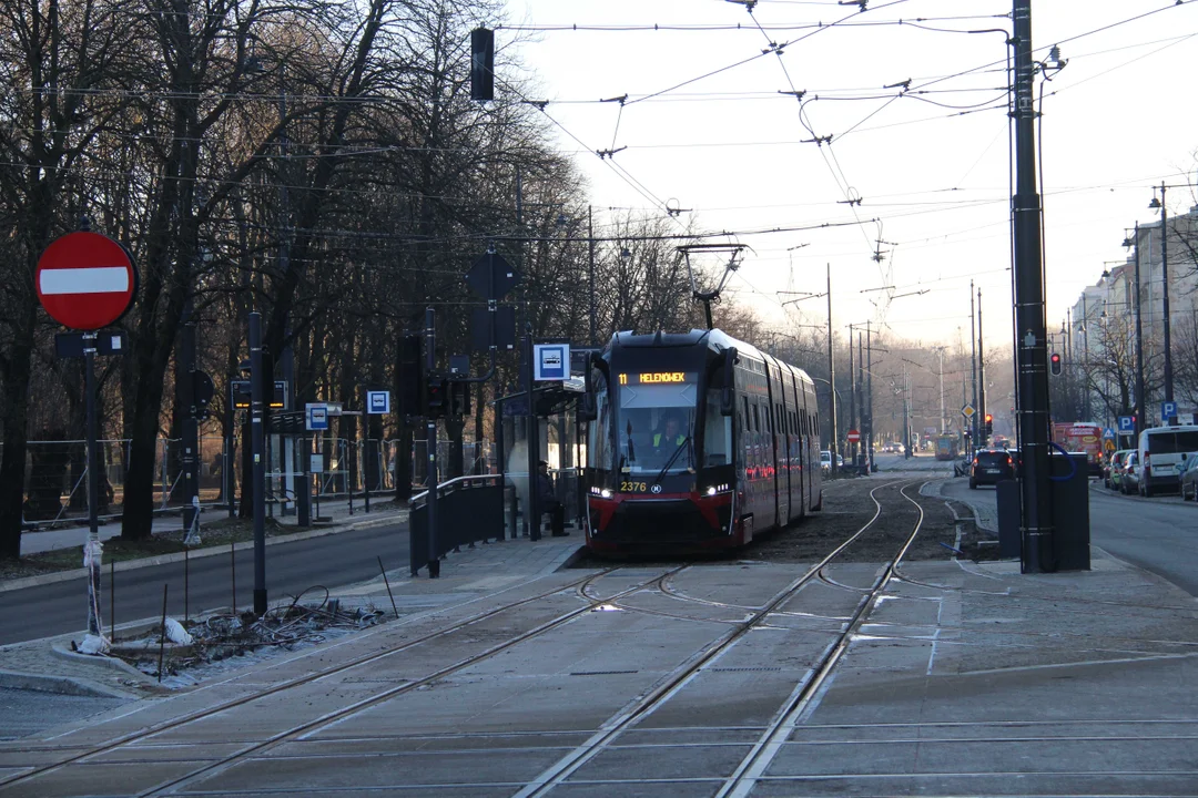 Utrudnienia dla podróżnych na Zachodniej w Łodzi