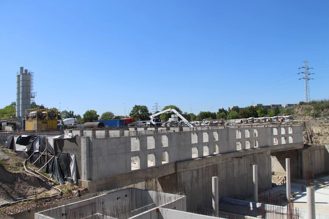 Trwa budowa tunelu kolejowego pod Łodzią - odcinek do przystanku Łódź Koziny