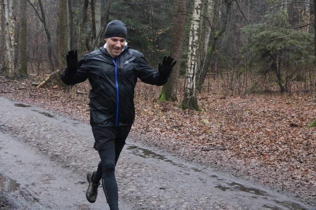 Walentynkowy parkrun w Lesie Łagiewnickim