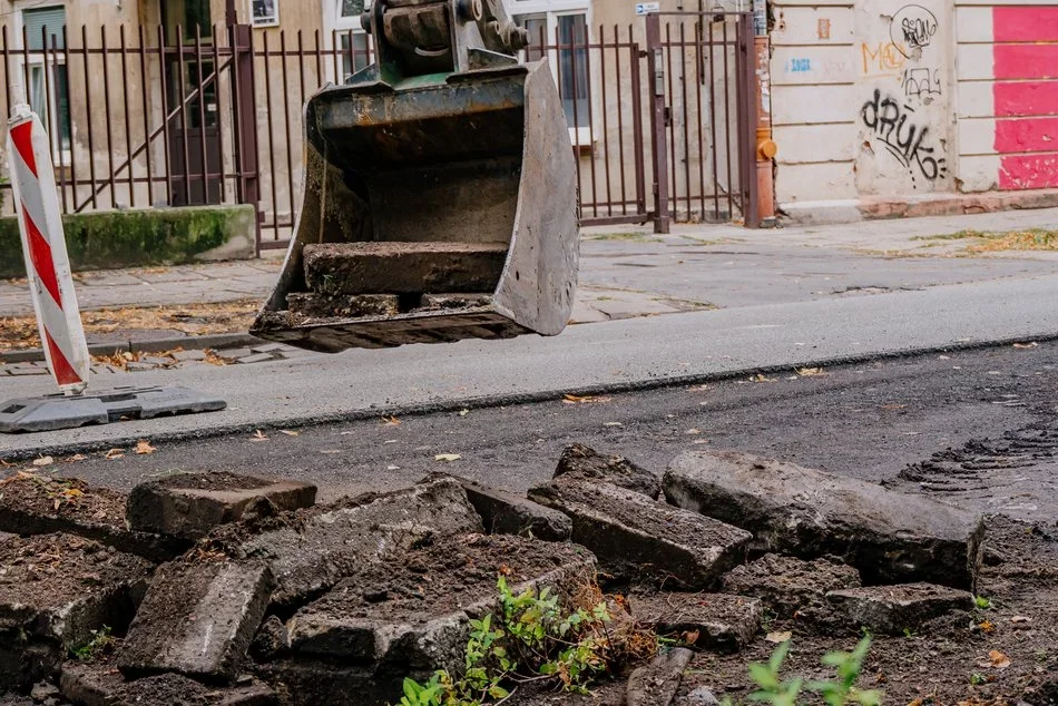 Trwa remont ulicy Gdańskiej i Zamenhofa w Łodzi