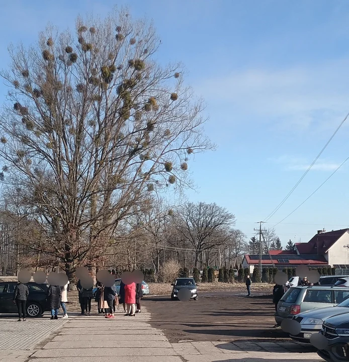 Ewakuacja urzędu w Nowym Duninowie
