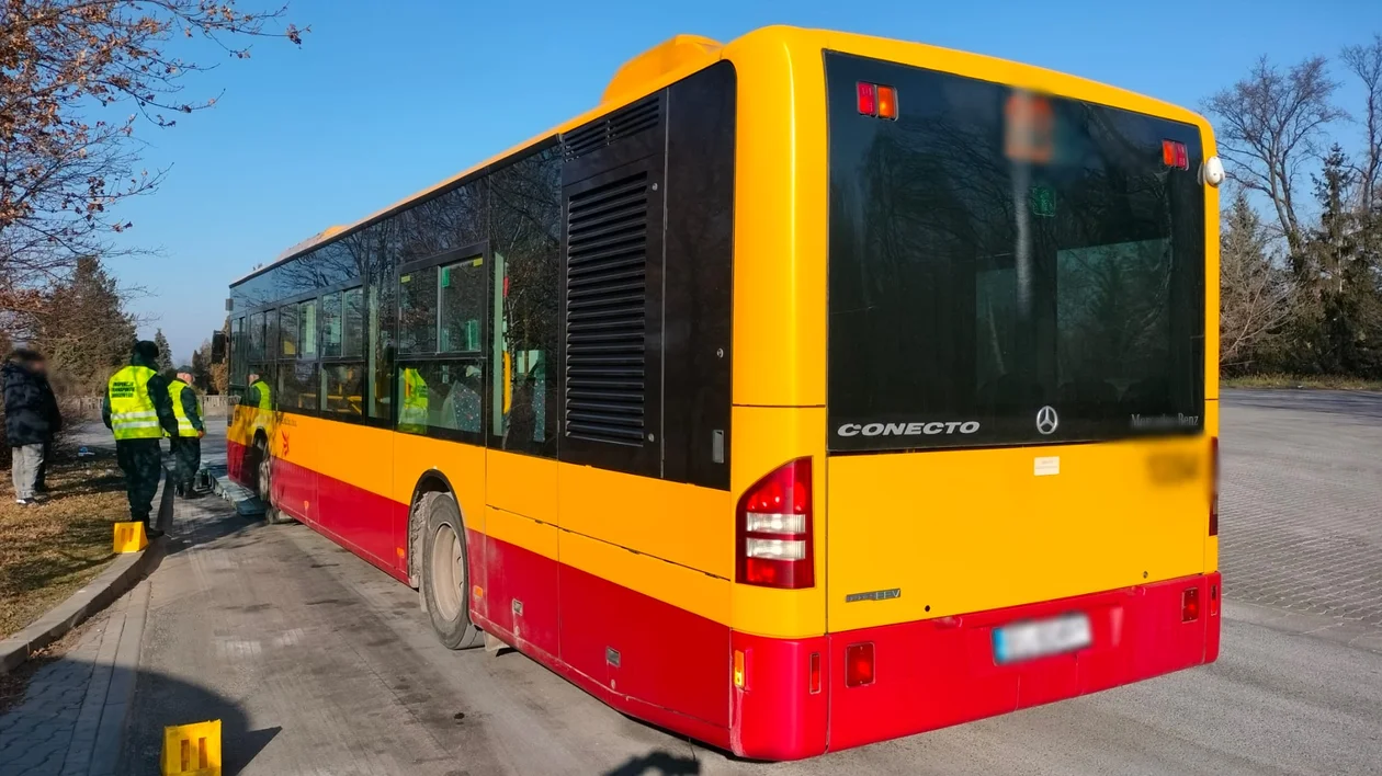 Kontrola stanu technicznego autobusów MPK Łódź