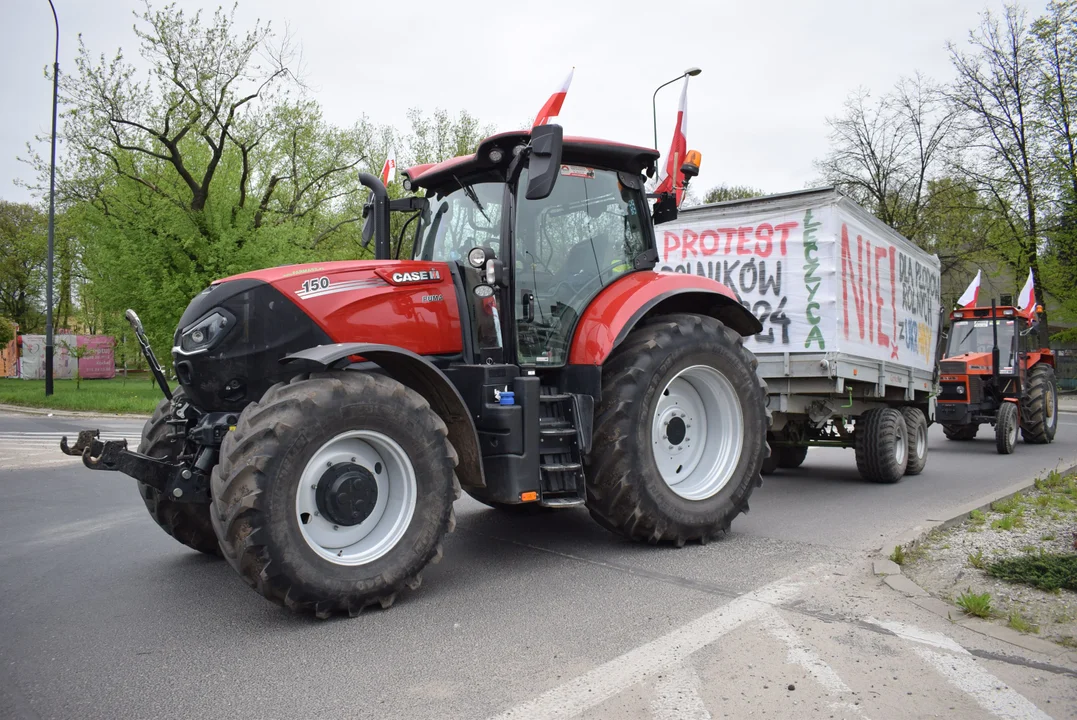 Rolnicy protestują w Zgierzu