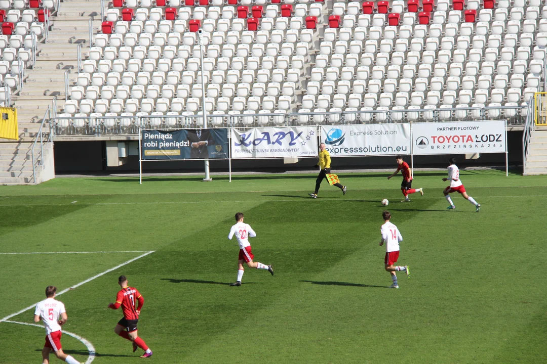 Ćwiczenia służb specjalnych na stadionie ŁKS-u