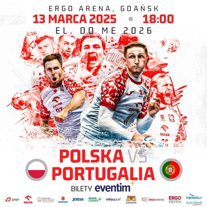 Polska - Portugalia w piłce ręcznej mężczyzn w Ergo Arenie (13.03, godz. 18:00)