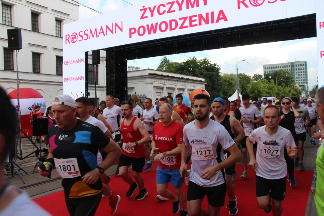 21. Bieg Ulicą Piotrkowską Rossmann Run w Łodzi