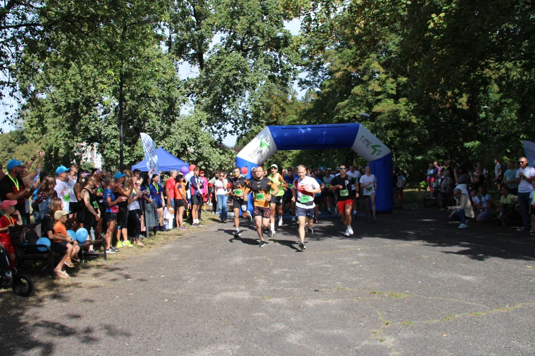 Bieg "Szczęśliwa 13" w parku Baden-Powella w Łodzi