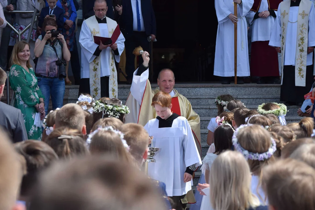 Pierwsza Komunia Święta w parafii pw. Chrystusa Króla w Łodzi