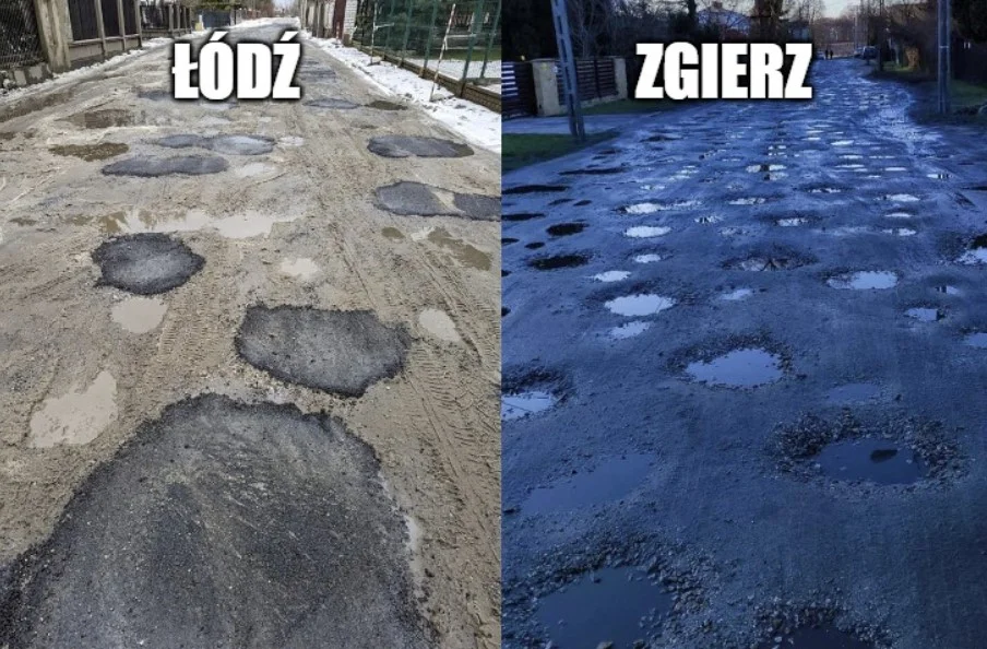 Ulica Zegrzanki w Zgierzu