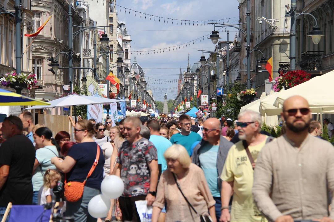 Huczne urodziny Łodzi na ul. Piotrkowskiej