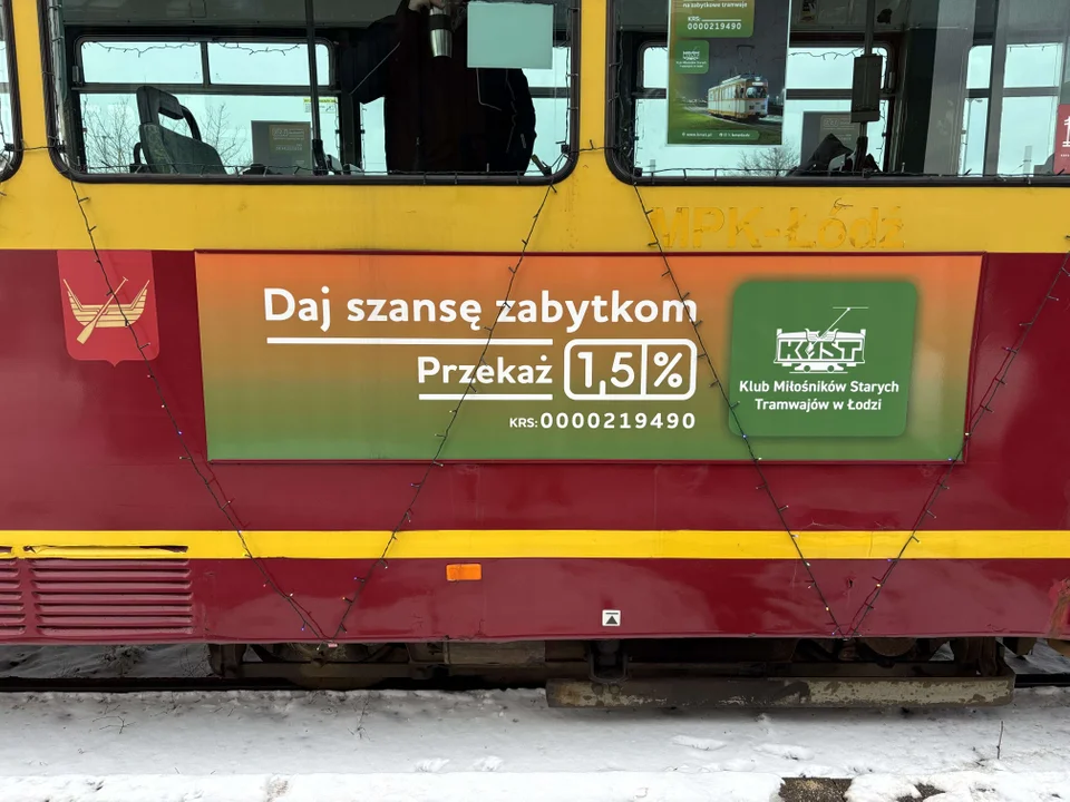 Klub Miłośników Starych Tramwajów zachęca do wpłacania 1,5% podatku na ratowanie zabytków