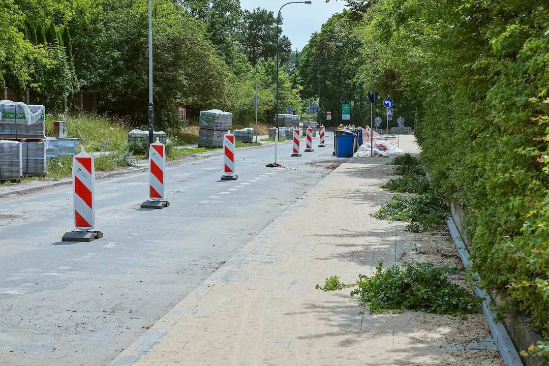 Remont ul. Krzywickiego w Łodzi