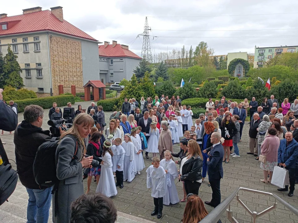 Komunia w parafii Chrystusa Króla w Łodzi - 7.05.