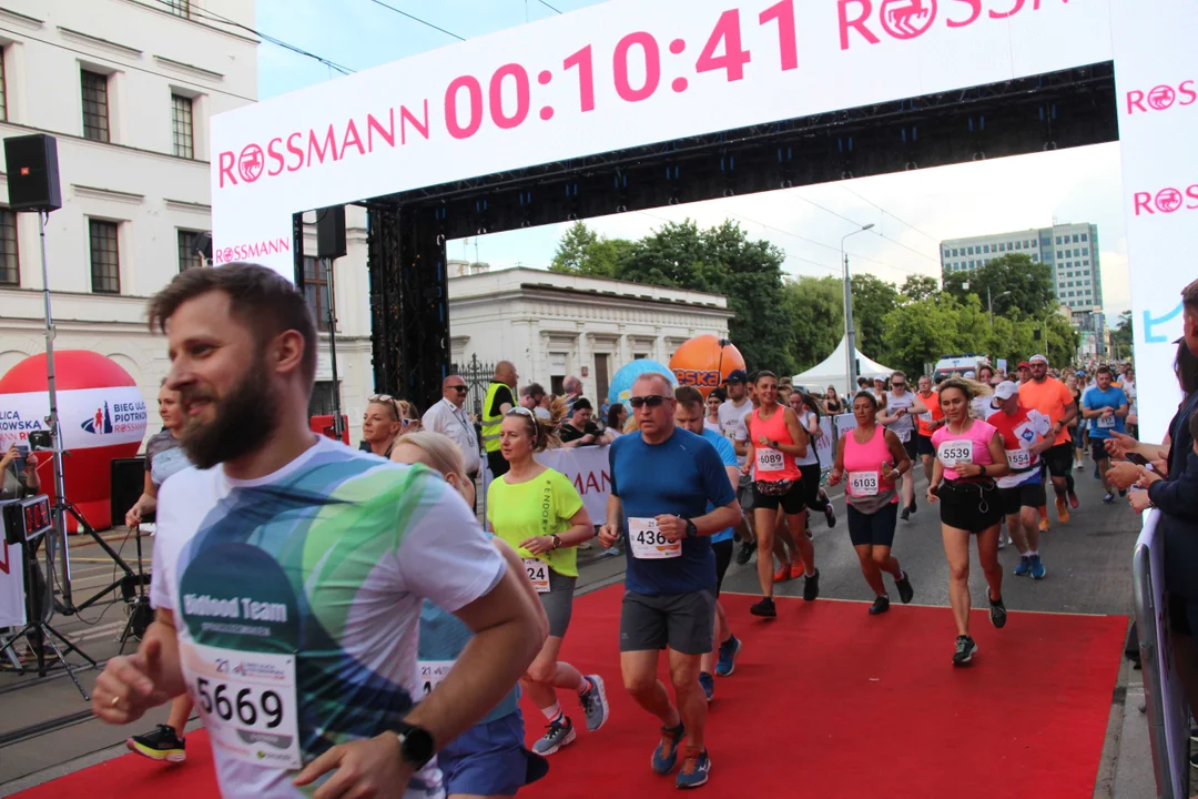 21. Bieg Ulicą Piotrkowską Rossmann Run w Łodzi