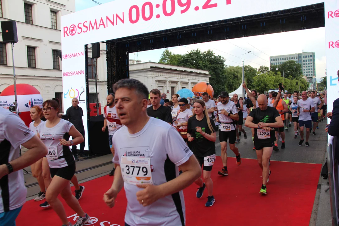 21. Bieg Ulicą Piotrkowską Rossmann Run w Łodzi