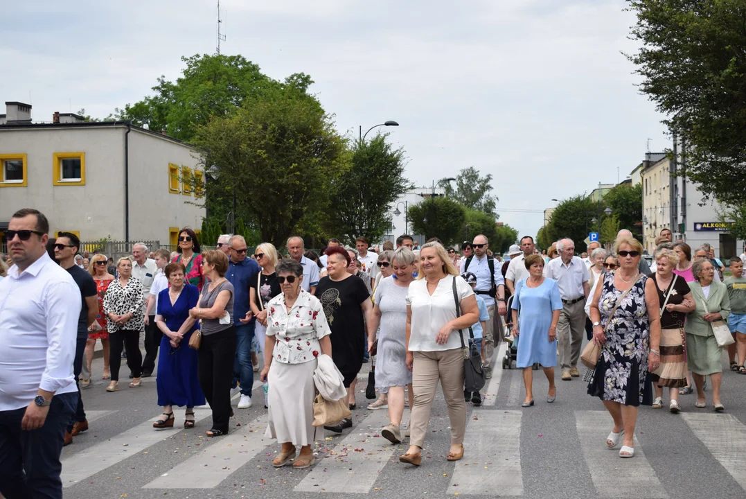 procesja Bożego Ciała w parafii Matki Bożej Dobrej Rady w Zgierzu