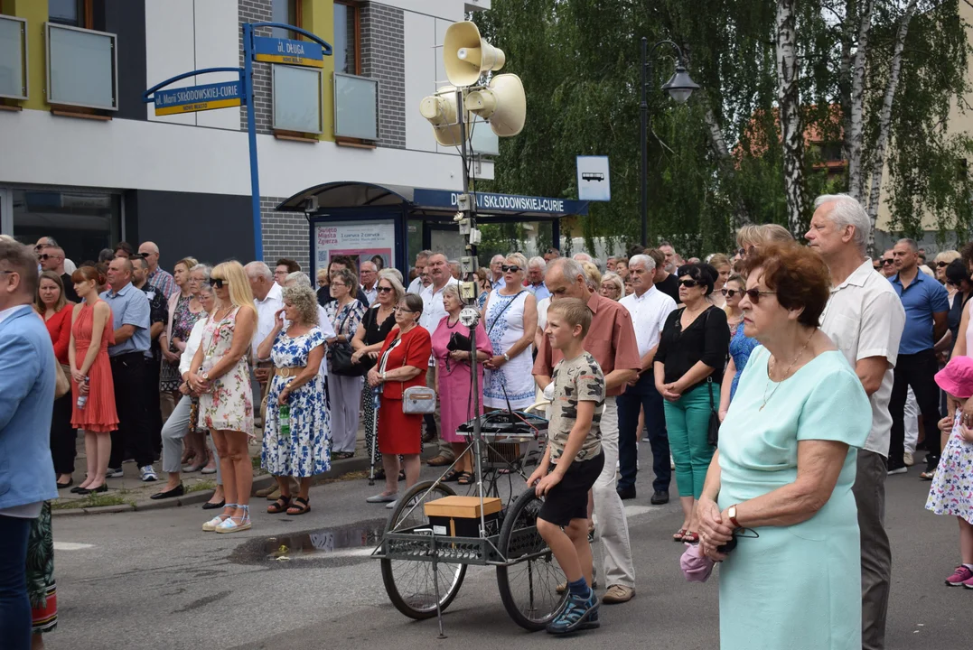 procesja Bożego Ciała w parafii Matki Bożej Dobrej Rady w Zgierzu