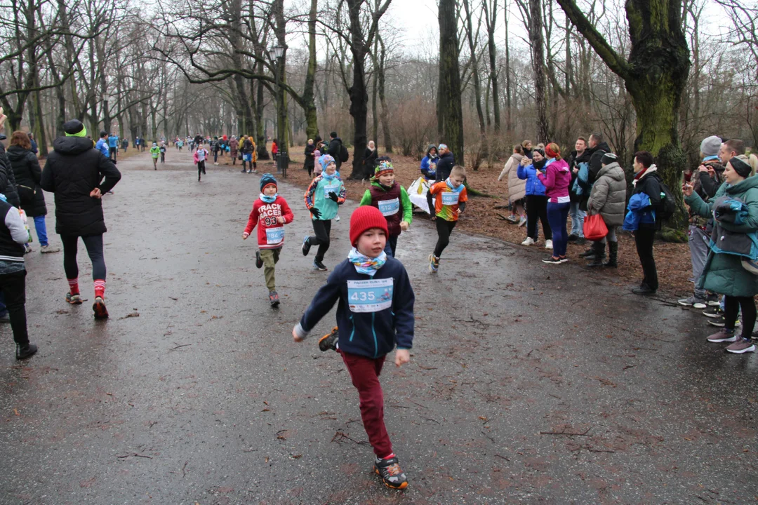 Pączek Run 2024 w parku Poniatowskiego w Łodzi