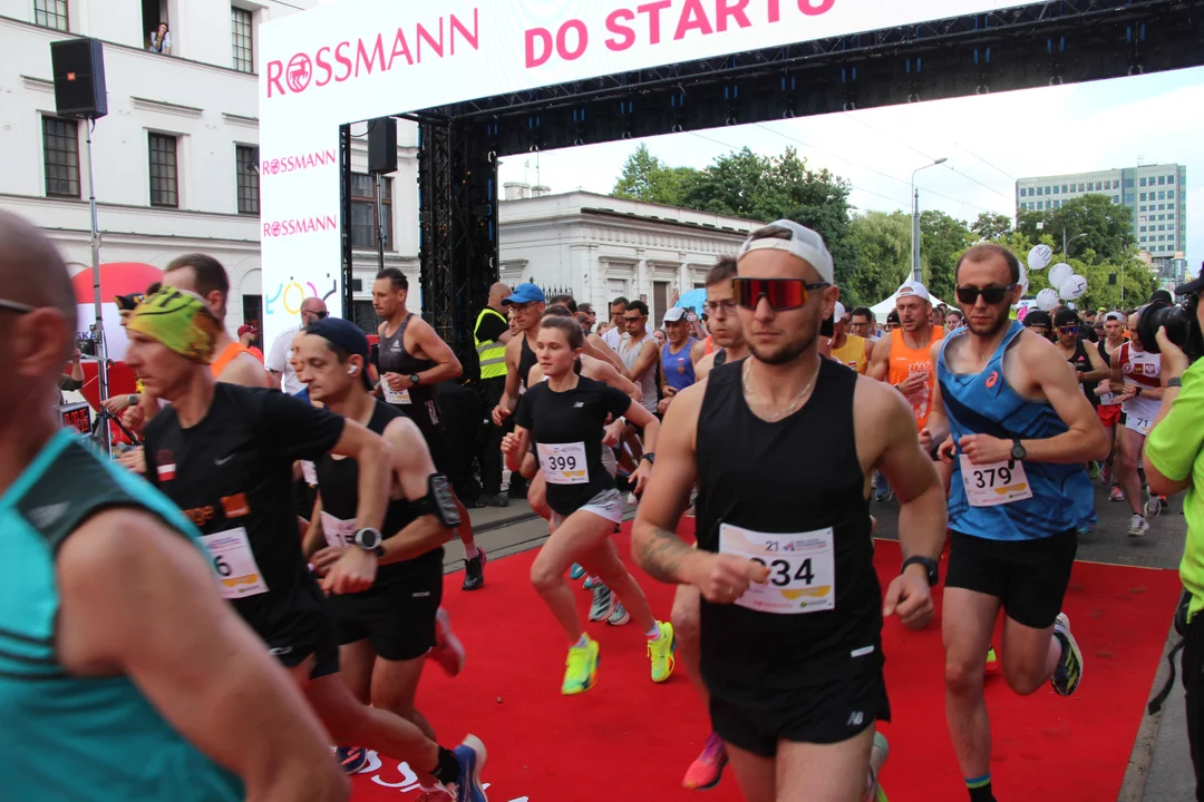 21. Bieg Ulicą Piotrkowską Rossmann Run w Łodzi