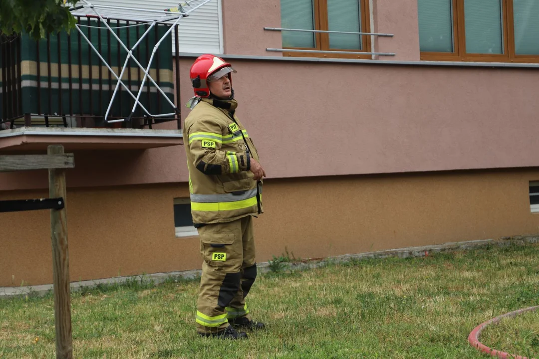 Straż pożarna komentuje pożar w Kutnie