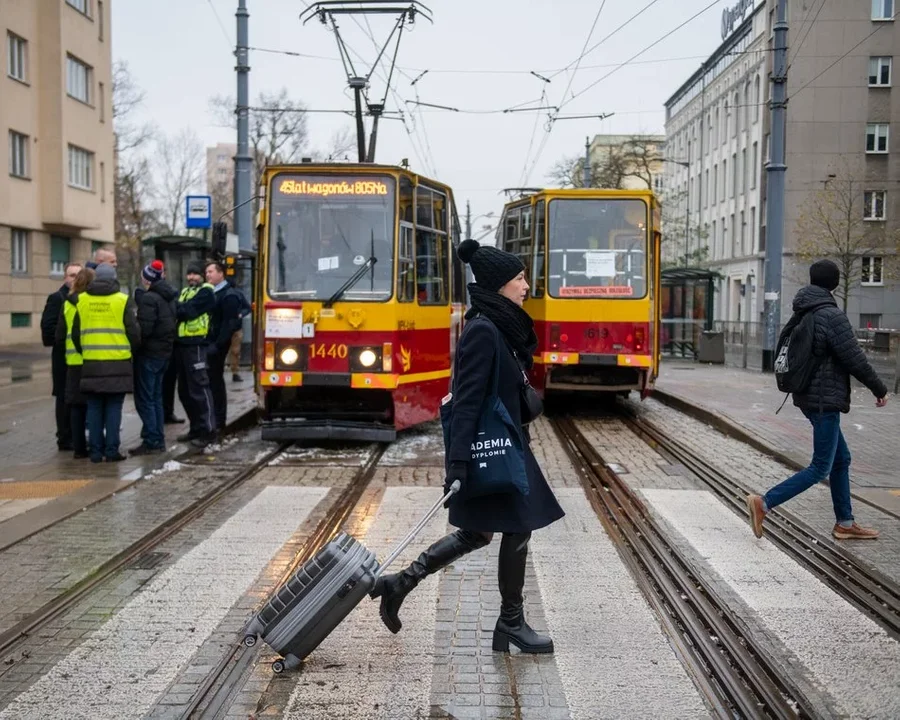 45-lecie tramwajów Konstal 805Na w Łodzi