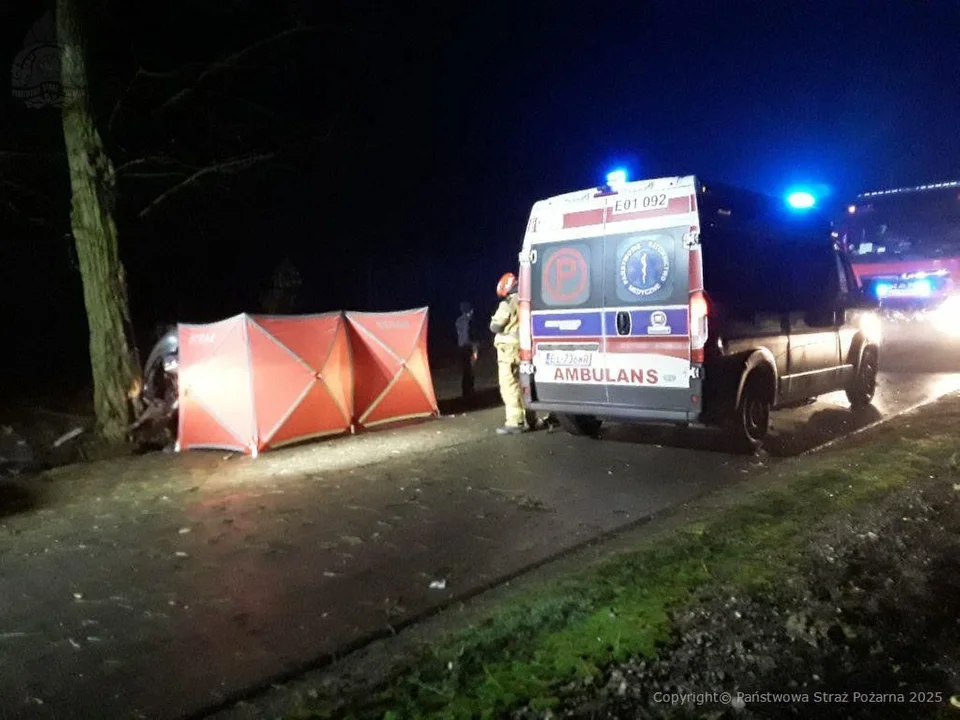 Wypadek w Łódzkiem