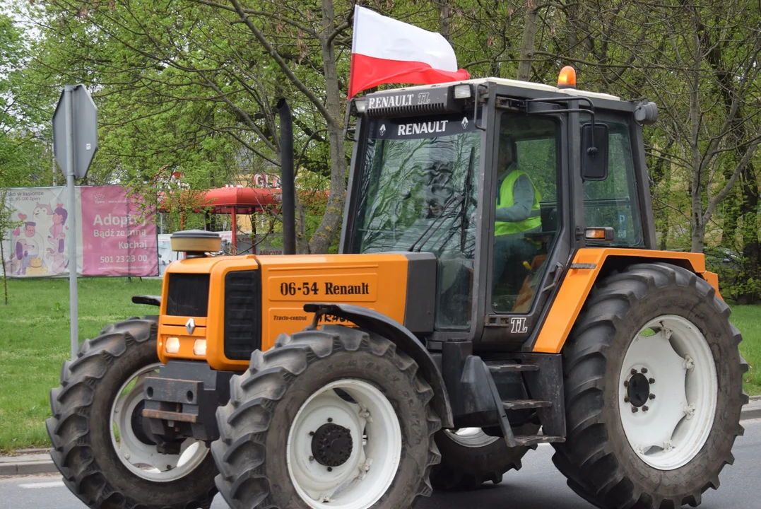 Rolnicy protestują w Zgierzu