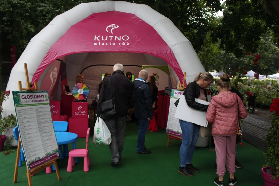 Trwa Święto Róży. Sporo osób odwiedza park Traugutta