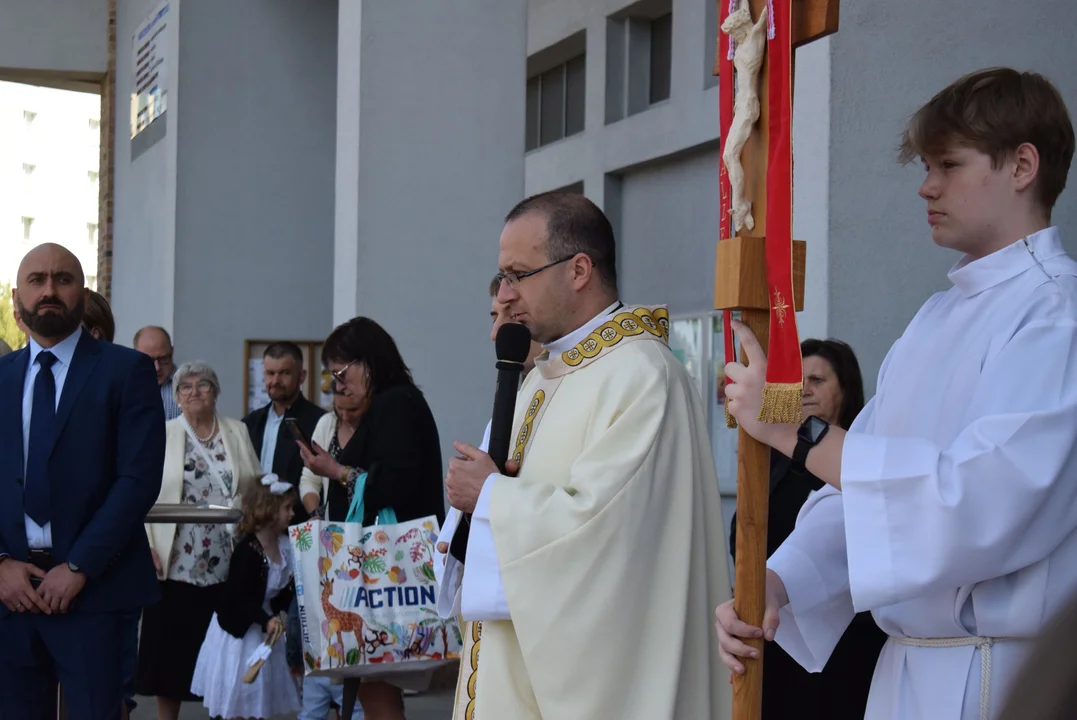 Pierwsza Komunia Święta w parafii Chrystusa Króla w Łodzi