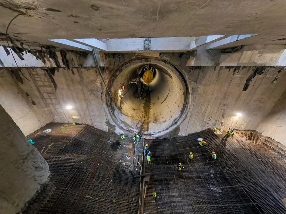 Trwa budowa tunelu kolejowego pod Łodzią