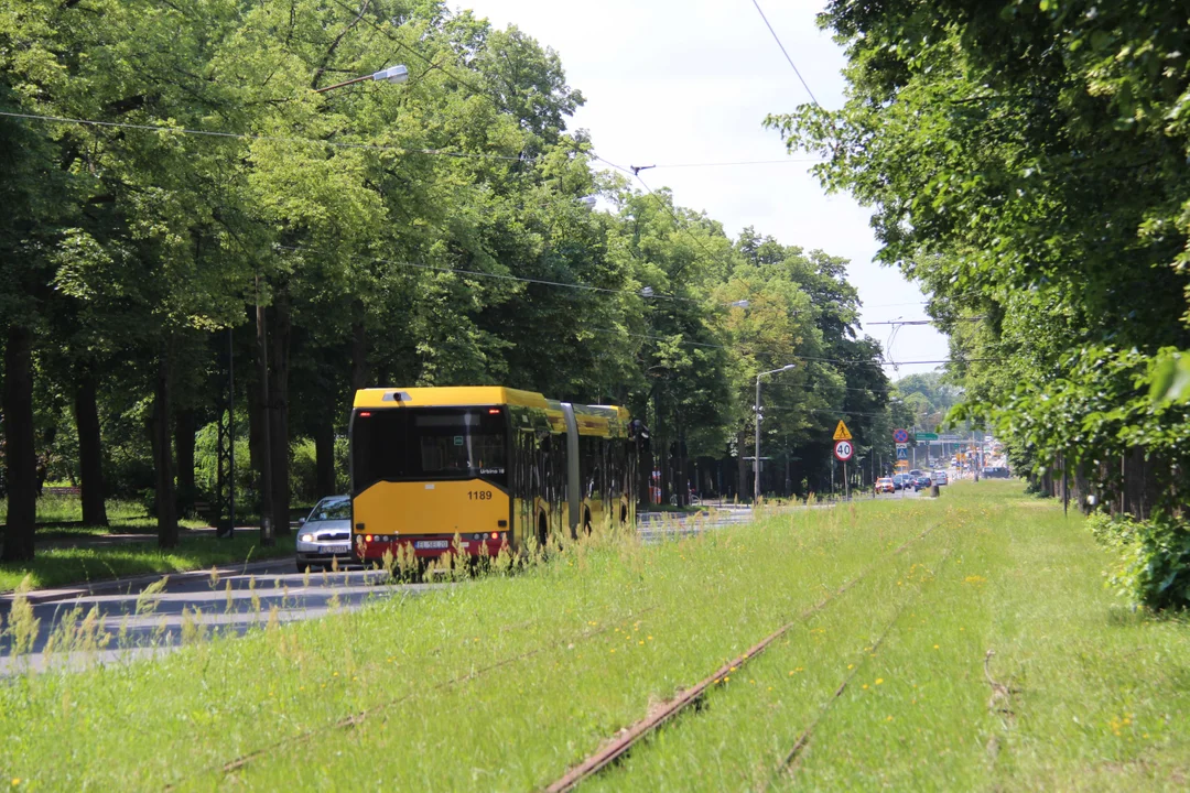 Nieczynne przystanki tramwajowe przy Konstantynowskiej