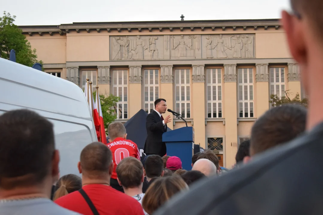 Sławomir Mentzen w Łodzi