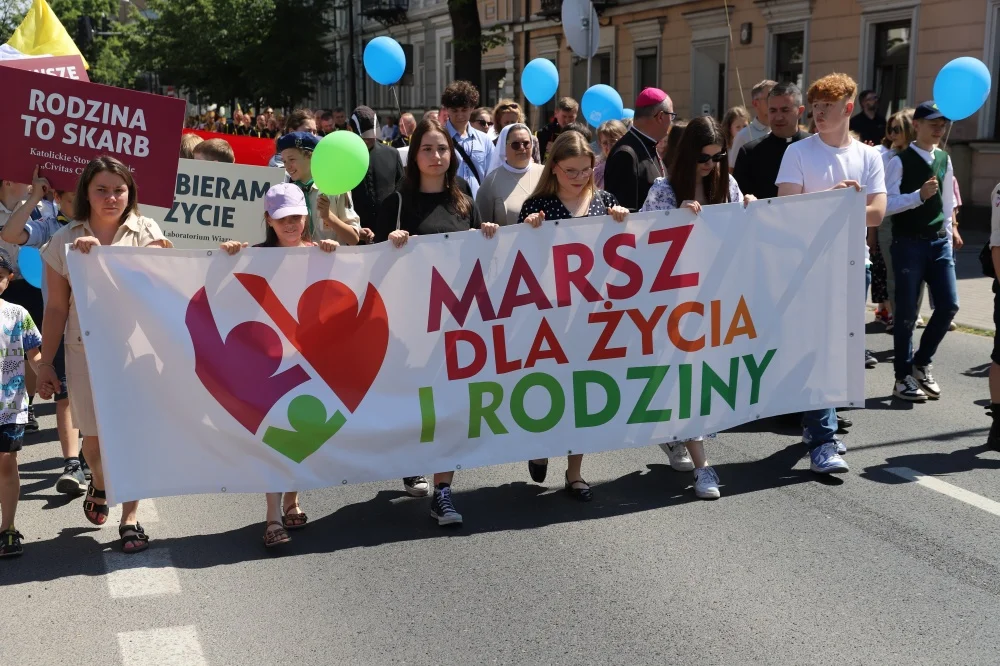 Manifestowali w obronie życia i rodziny. Później był piknik [MNÓSTWO ZDJĘĆ] - Zdjęcie główne